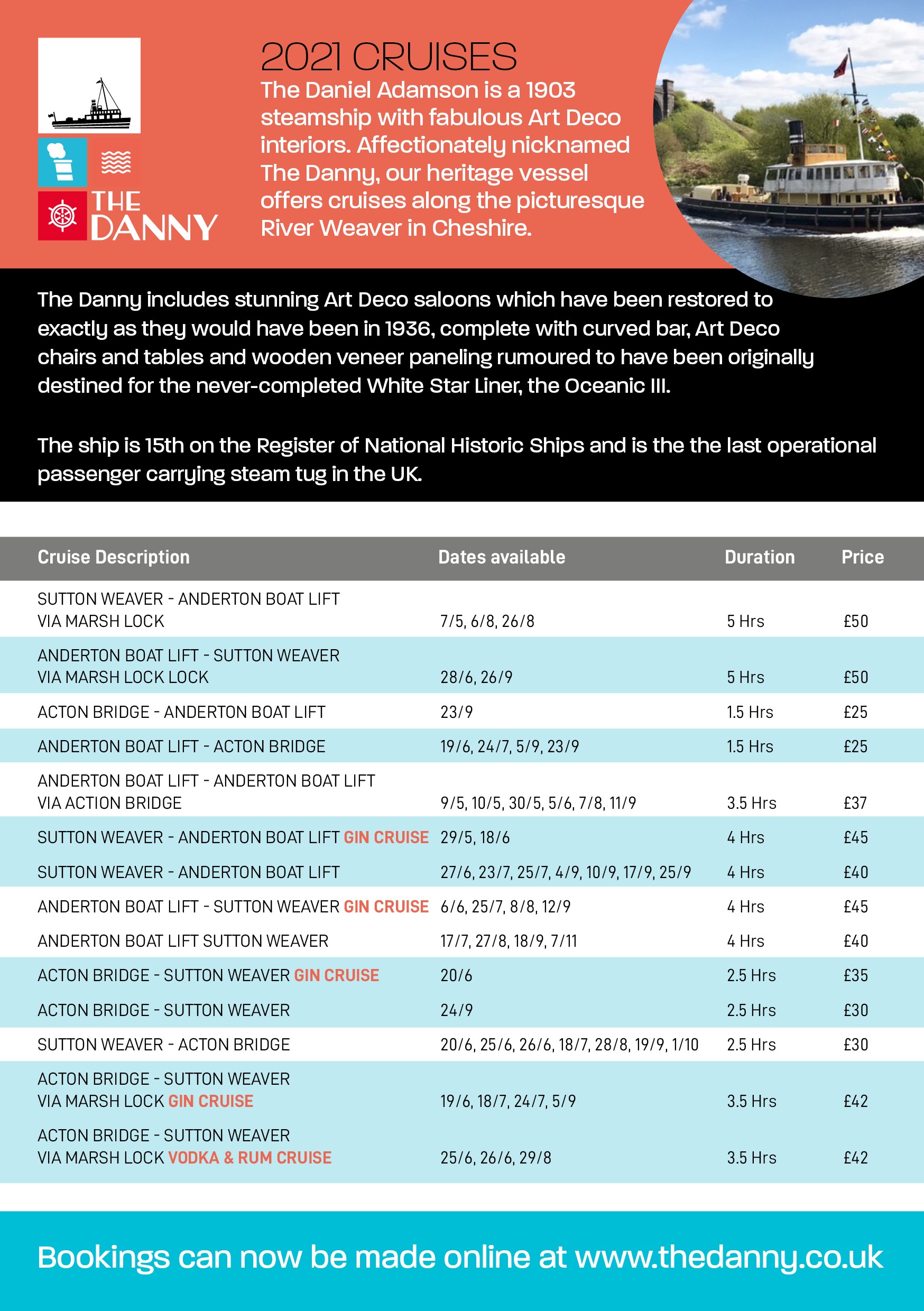 Our 2021 Timetable NOW launched